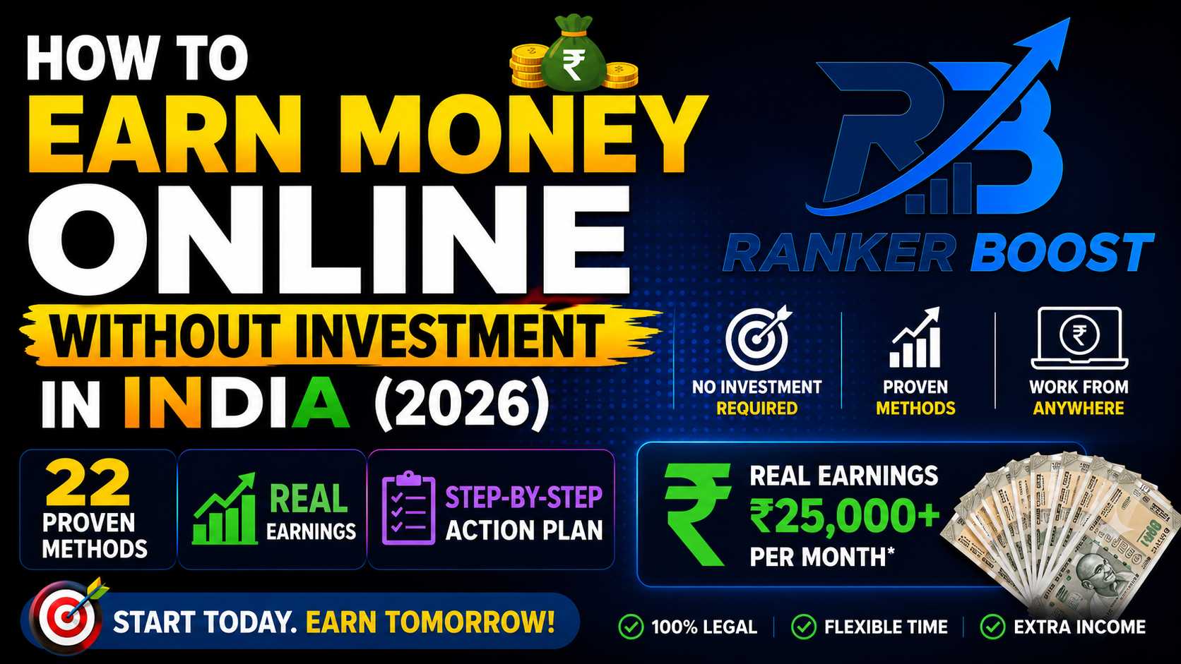 How to Earn Money Online without Investment