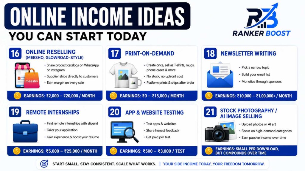 Earn money online easy step