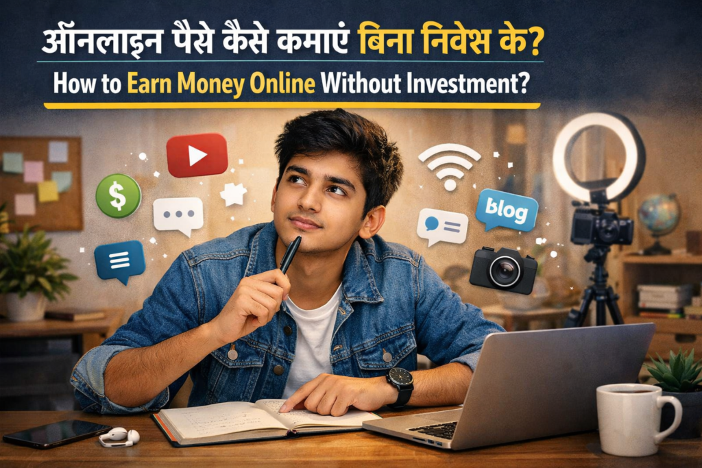 Earn online Money Without Investment