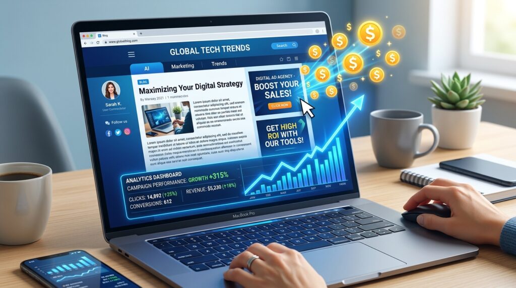 Earn from blog