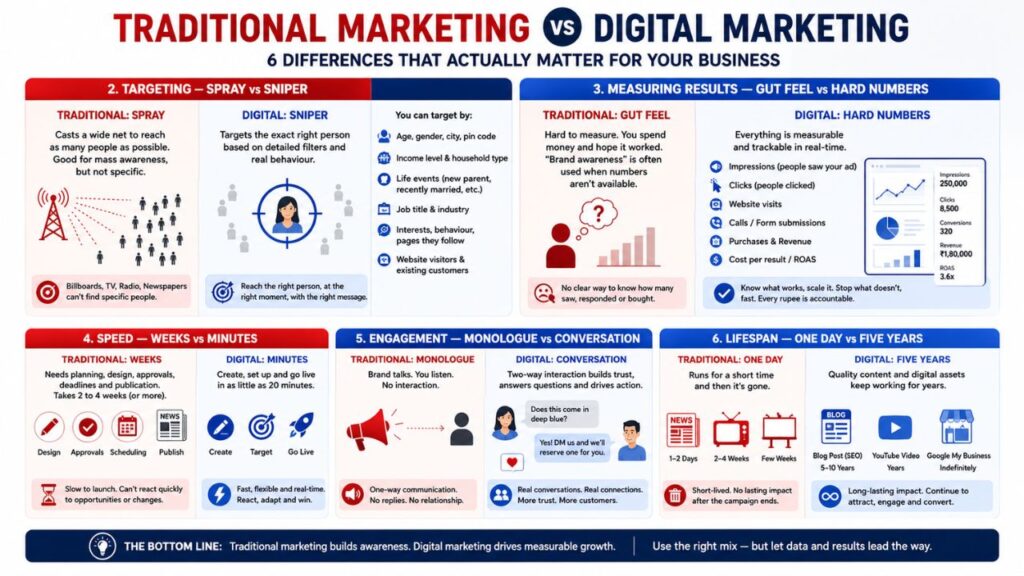 Online advertising vs offline