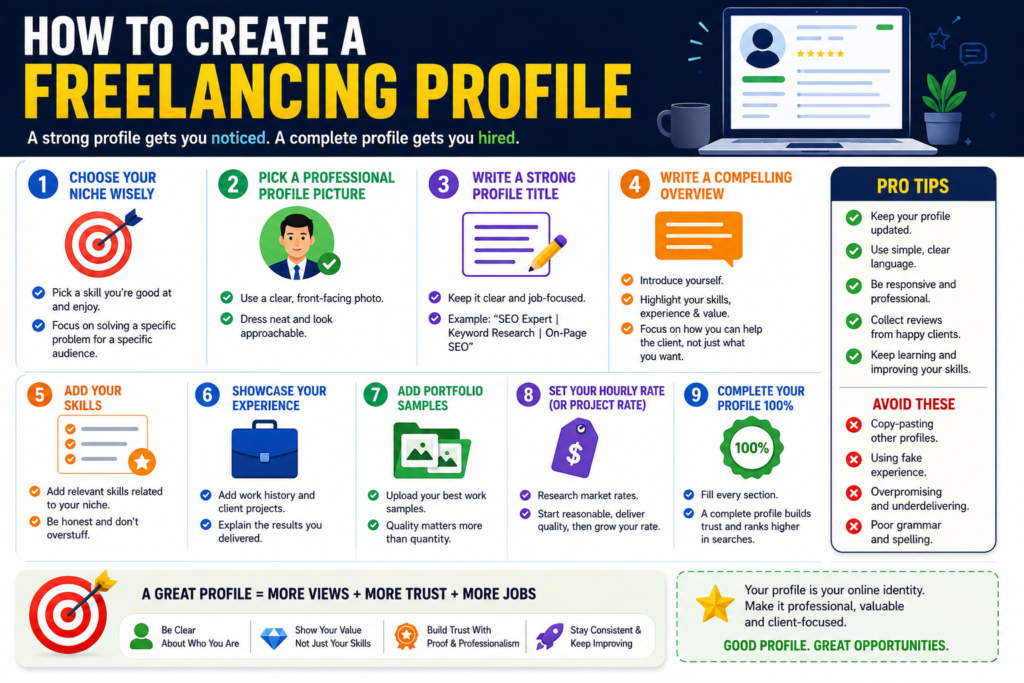 How to create a freelancing profile