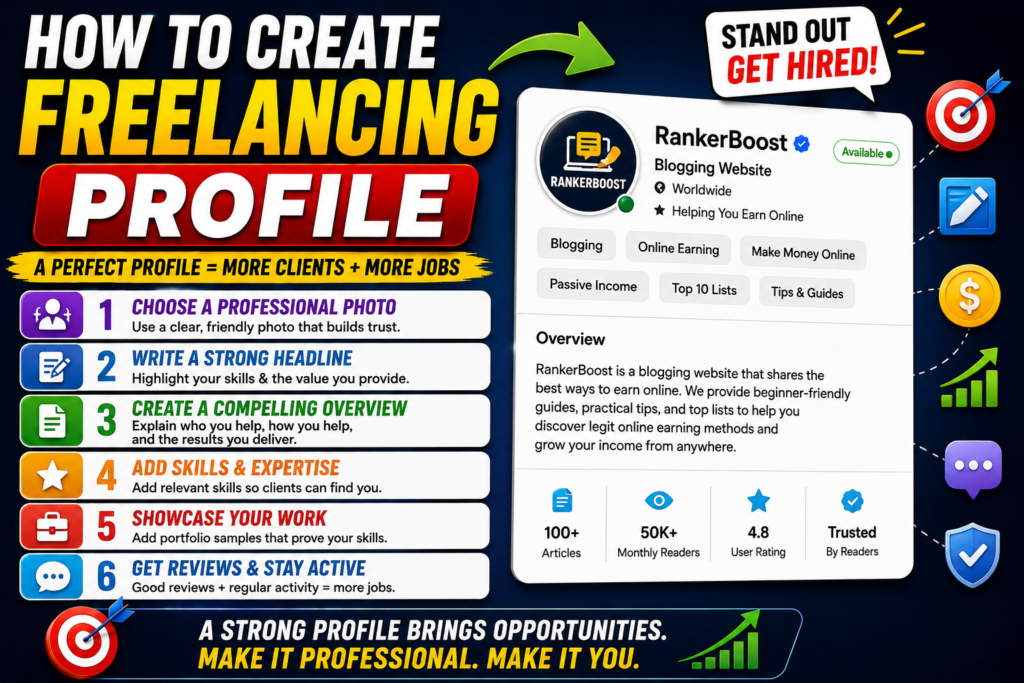 How to create freelancing profile