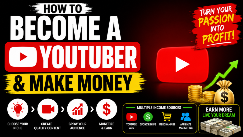 How to become a youtuber and make money