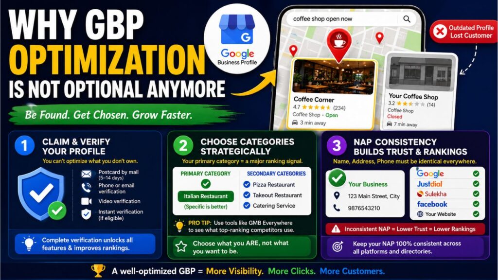 Google business profile optimization
