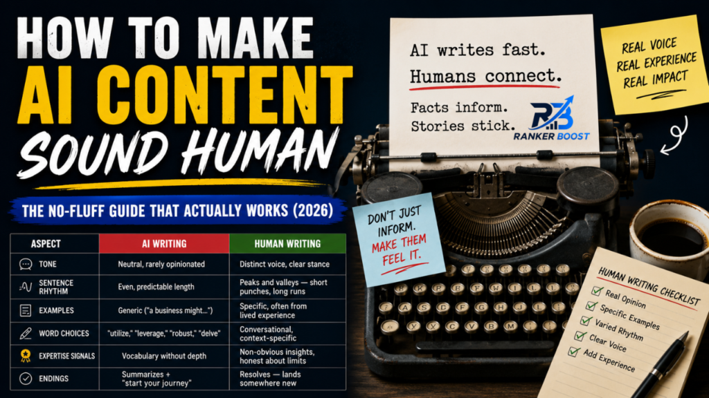 Ai to humanize tone