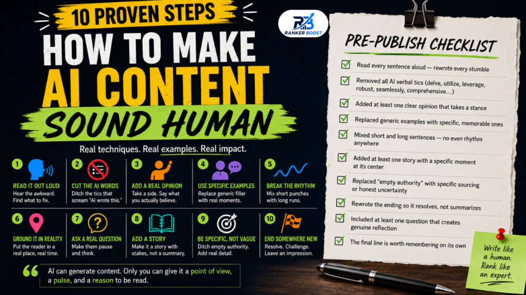 Convert ai to human content