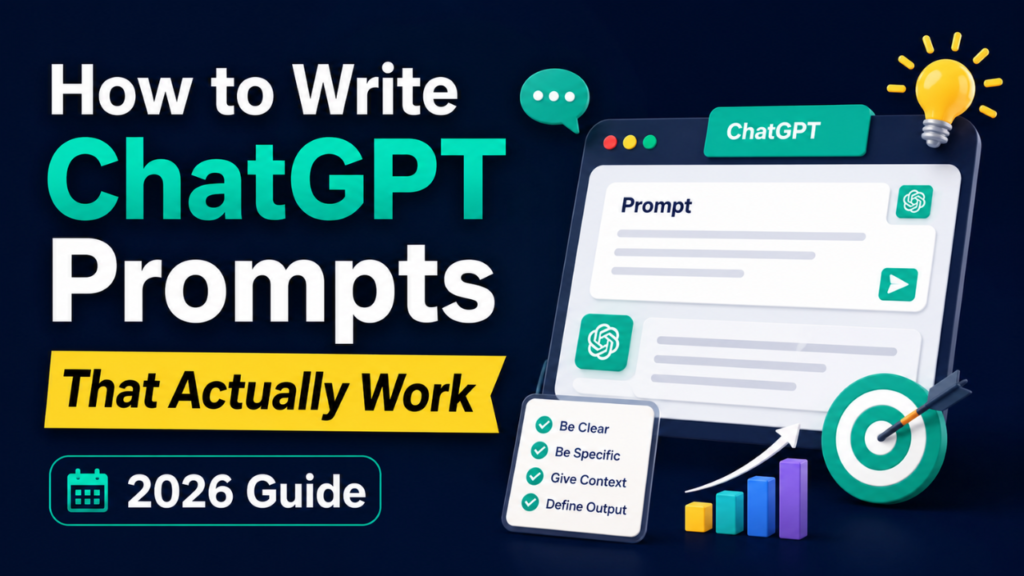 How to write prompt for chatgpt