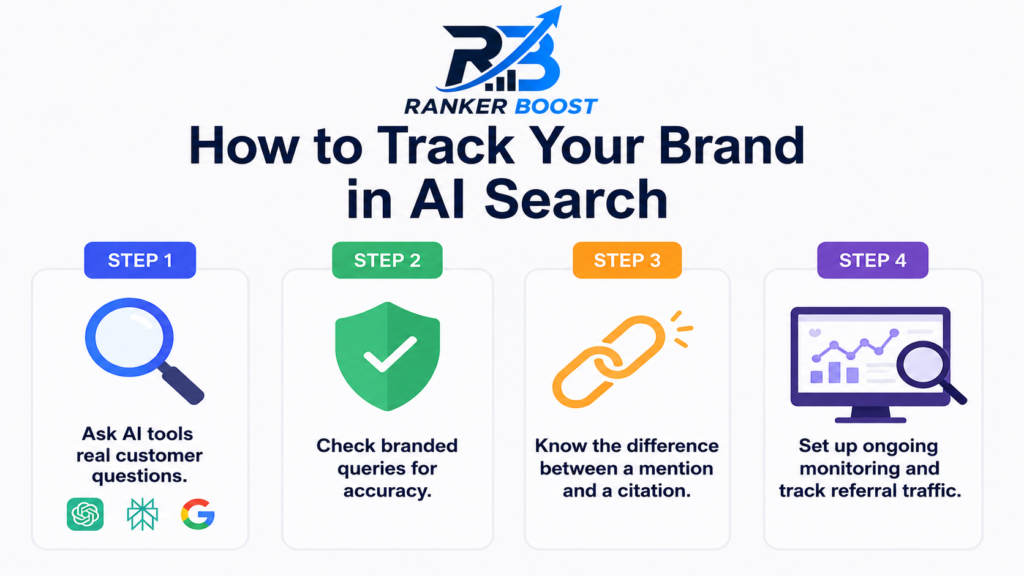 How to check and track ai visibility of brand